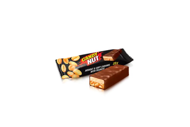 Candy Nut нуга і м'яка карамель з арахісом ROSHEN