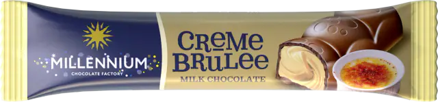 Батончик Creme Brulee Millennium молочний з начинкою
