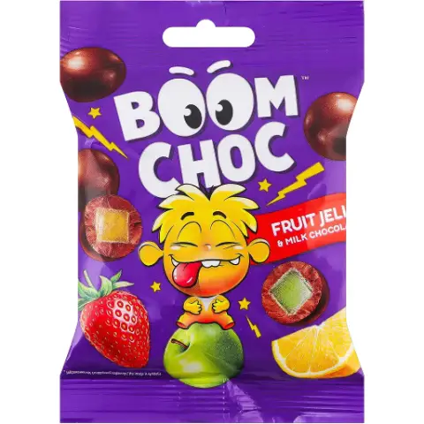 BOOM CHOC мармелад в молочному шоколаді Millenium
