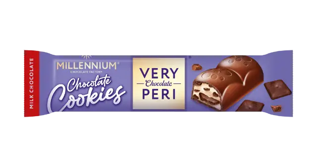 Батончик Millennium Very Peri молочний з начинкою та печивом