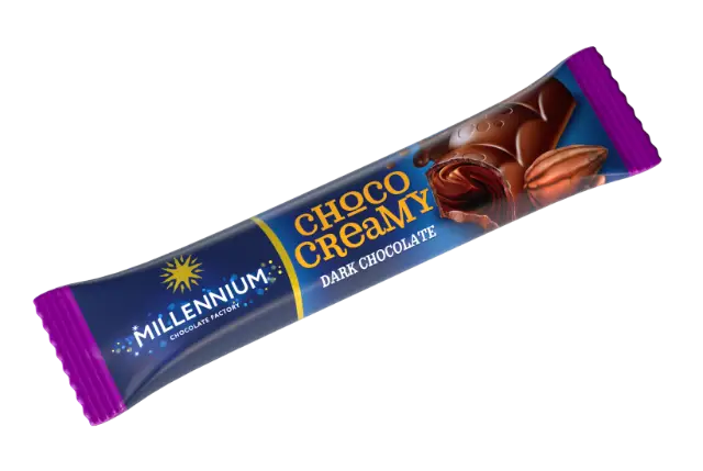 Батончик Millennium Choco Creamy чорний з начинкою
