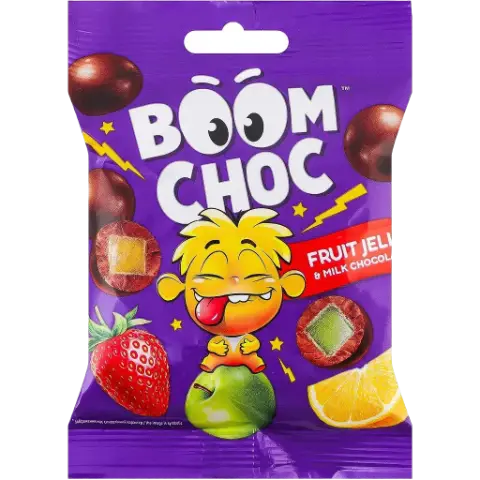 Драже BOOM CHOС мармелад в молочному шоколаді 80г