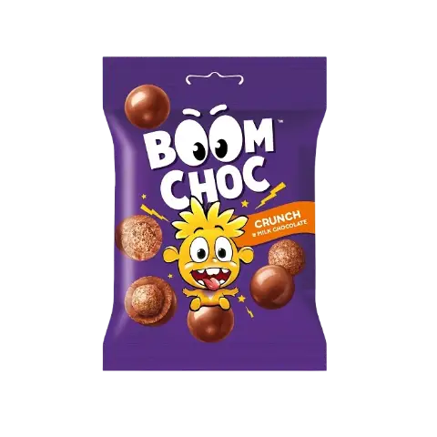 Драже BOOM CHOC CRUNCH у молочному шоколаді 80г