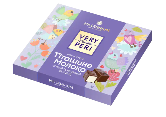 Цукерки Millennium Very Peri Пташине молоко 150г