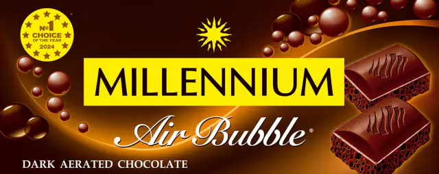Шоколад Millennium чорний пористий 85г