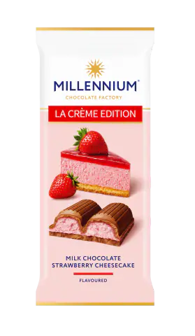 Шоколад Millennium La Creme Edition мол з крем нач Полун Чізкейк 100г