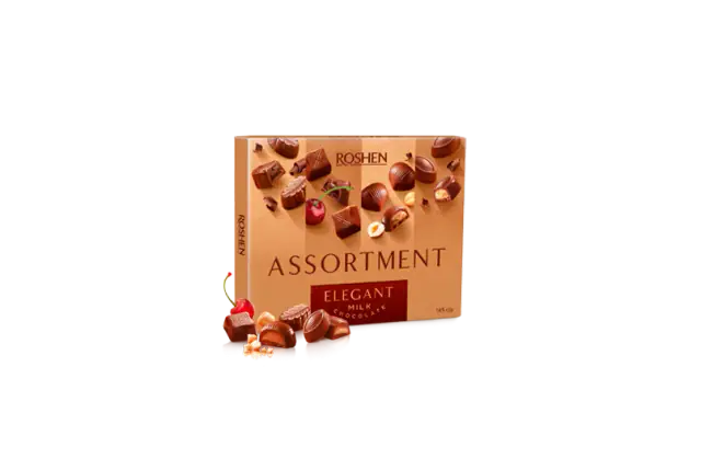 Цукерки Assortment молочний шоколад 145г ROSHEN