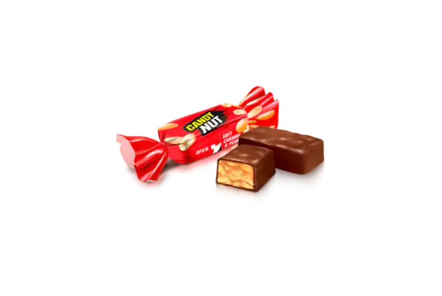 Candy Nut м'яка карамель з арахісом ROSHEN